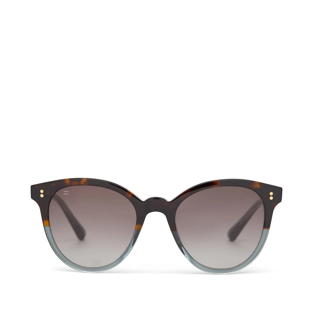 Aaryn Tortoise Ocean Grey Fade Handcrafted Sunglasses
