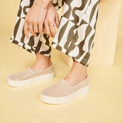 Verona Natural Slip On Sneaker