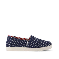 Alpargata Classic Kids Shoe Navy Stars Canvas