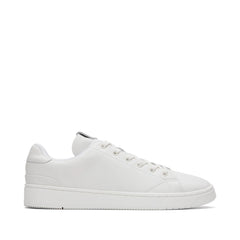 TRVL LITE White Leather Lace-Up Sneaker