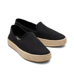 Carolina Black Twill Espadrille