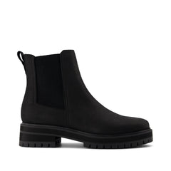 Bennet All Black Water Resistant Leather Boot