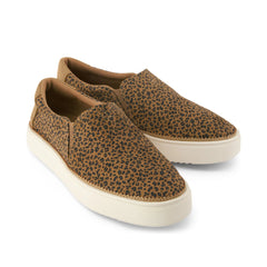 Womens Emily Slip On Sneaker Toffee Leopard Print