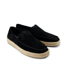 Alonso Rope Loafer Black Suede