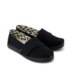Alpargata Classic Kids Shoe Black and Black Heritage Canvas