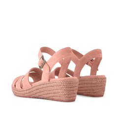 Womens Julia Wedge Sandal Bloom Suede
