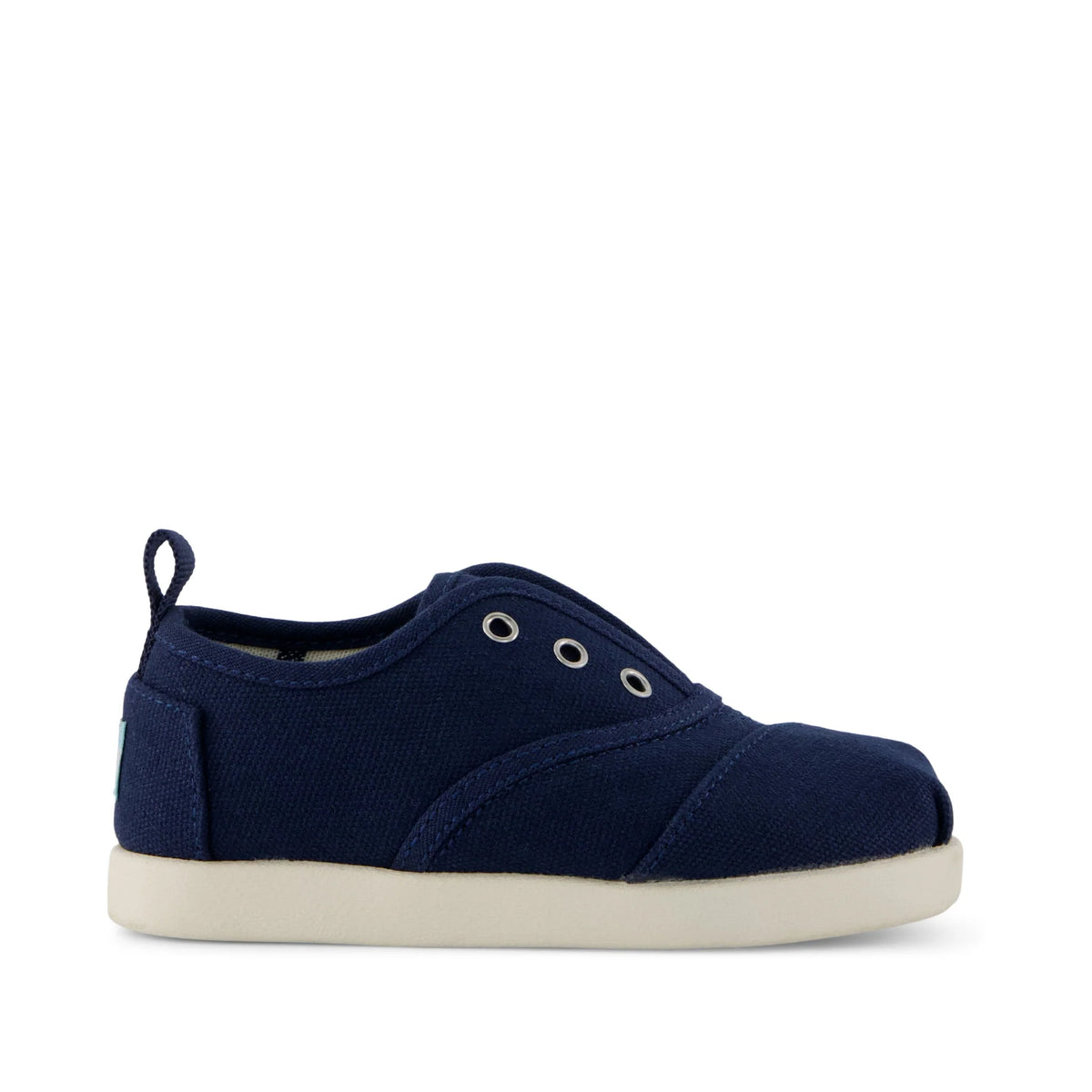 Cordones Plus Toddler Sneaker Navy Canvas