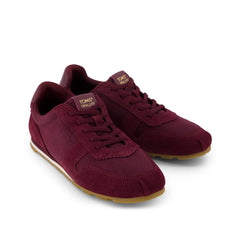 Womens TRVL Lite Palisade Sneaker Water Repellent Burgundy Vintage Twill