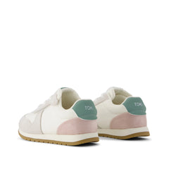 TRVL LITE Retro Runner Toddler Sneaker Water Repellent Multi Egret Vintage Twill