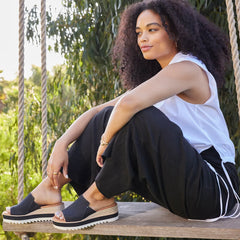 Diana Mule Black Sandal