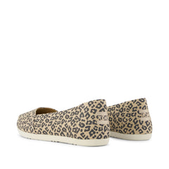 Womens Alpargata Ballet Flat Natural Leopard Spots
