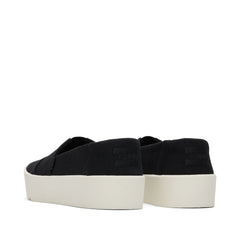 Verona Black Slip On Sneaker