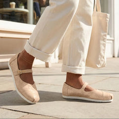Womens Alpargata Mary Jane Bronze Metallic Crosshatch Suede