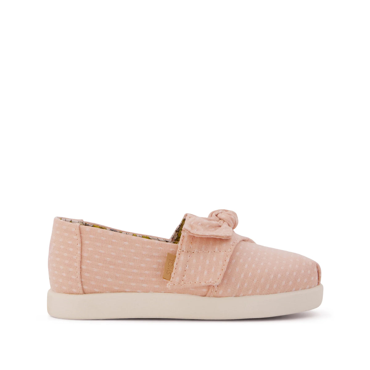 Alpargata Classic Toddler Shoe Bloom Chambray Dot with Bow