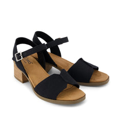 Womens Eloise Sandal Black Woven
