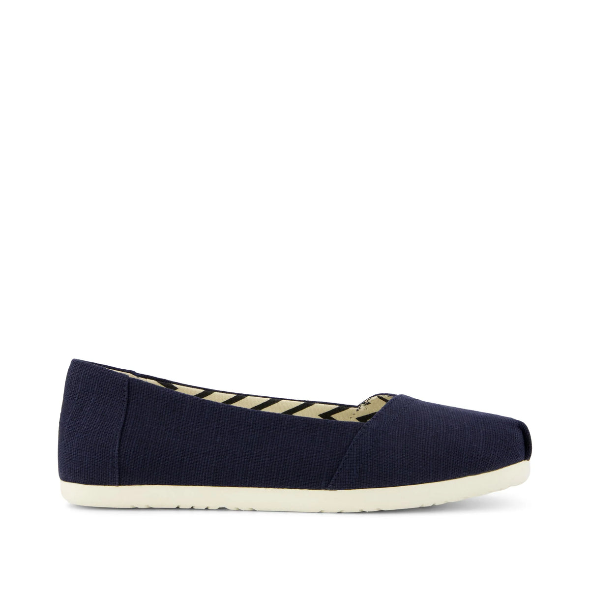 Womens Alpargata Ballet Flat Navy Heritage Canvas