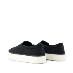 Womens Emily Slip On Sneaker Black Heritage Canvas