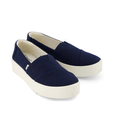 Womens Verona Slip On Sneaker Navy Heritage Canvas