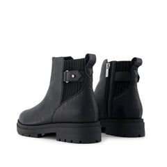 Womens Astrid Boot Water Repellent Black Faux Leather
