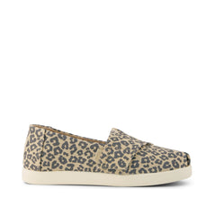 Alpargata Classic Kids Shoe Natural Leopard Print