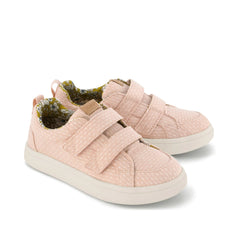 Cruz Double Strap Kids Sneaker Bloom Chambray Dot