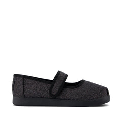 Nora Mary Jane Black Iridescent Glimmer Kids Shoe