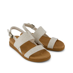 Marin Strap Sandal Natural Yarn Dye