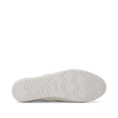 Womens Cordones Plus Sneaker White Canvas