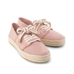 Womens Carolina Lace-Up Espadrille Seashell Deco Stitch