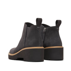 Maude Forged Iron Suede Wedge Boot