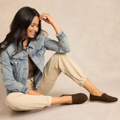 Womens Alpargata Classic Hot Cocoa Heritage Canvas