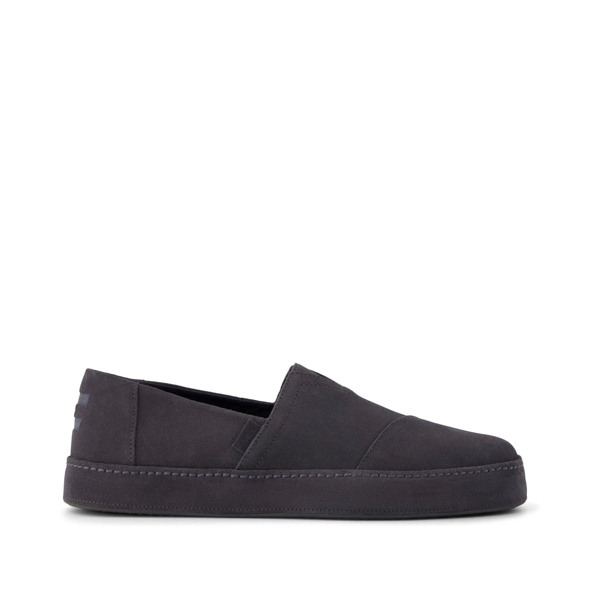 Mens Alpargata Premium Water Resistant Forged Iron Suede