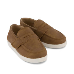 Oliver Toddler Loafer Toffee Microsuede