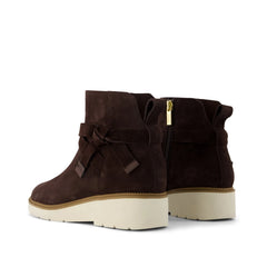 Womens Marlow Boot Water Repellent Chocolate Brown Suede