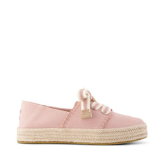 Womens Carolina Lace-Up Espadrille Seashell Deco Stitch