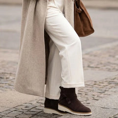 Womens Marlow Boot Water Repellent Chocolate Brown Suede
