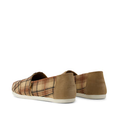 Womens Alpargata Classic Toffee Textured Plaid