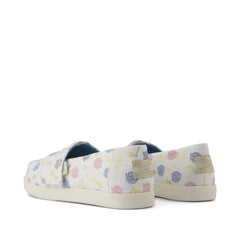 Alpargata Classic Kids Shoe Egret Dragonflies Printed Canvas
