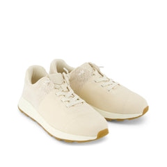 Womens TRVL LITE Cabrillo Sneaker Water Repellent Beige Canvas Mesh