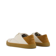 Mens Cordones Plus Sneaker Natural Canvas