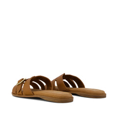 Womens Sol Slide Sandal Brown Sugar Leather