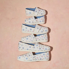Alpargata Classic Kids Shoe Egret Dragonflies Printed Canvas