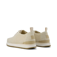 Womens Resident Plus Lace-Up Natural Metallic Knit