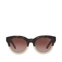 Florentin Tortoise Oatmilk Fade Traveler Sunglasses