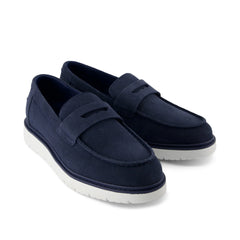 Navi TRVL LITE Havana Loafer Navy Suede