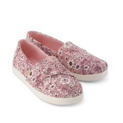 Alpargata Classic Kids Shoe Pink Quartz Floral