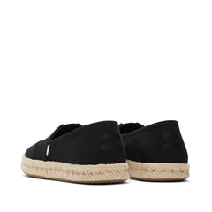 Alpargata Rope 2.0 Black Recycled Cotton Espadrille