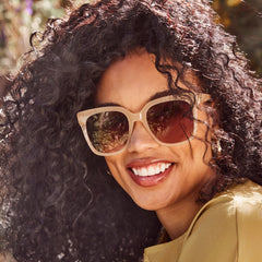 Natasha Oatmilk Latte Handcrafted Sunglasses