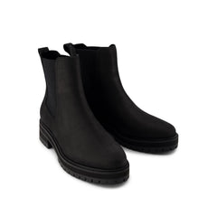 Bennet All Black Water Resistant Leather Boot
