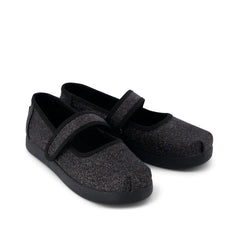 Nora Mary Jane Black Iridescent Glimmer Kids Shoe